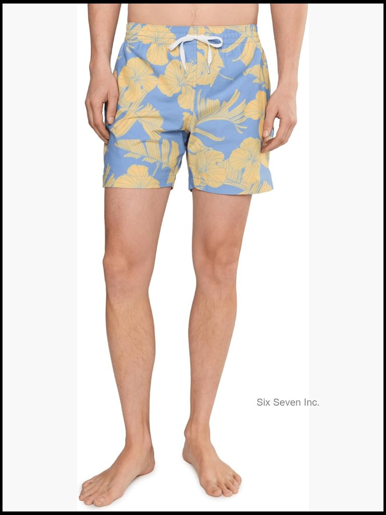 5.5" Quick-Dry Swim Trunks With Liner And Zipper Pocket